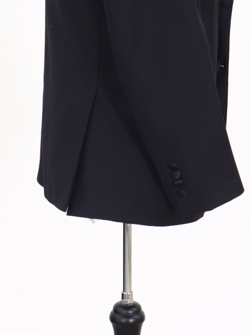 Calvin Klein 40R Black Blazer Sport Coat Tuxedo Jacket 2-Button Solid Y944 - Picture 8 of 11